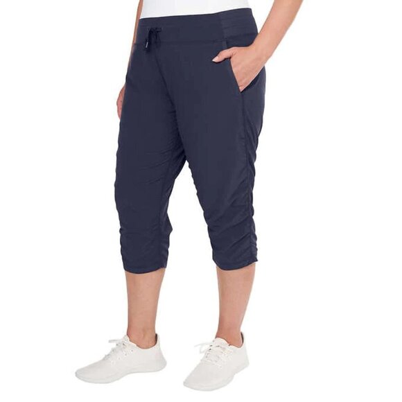 NEW Kirkland Signature Active Capris | Navy - Picture 3 of 8